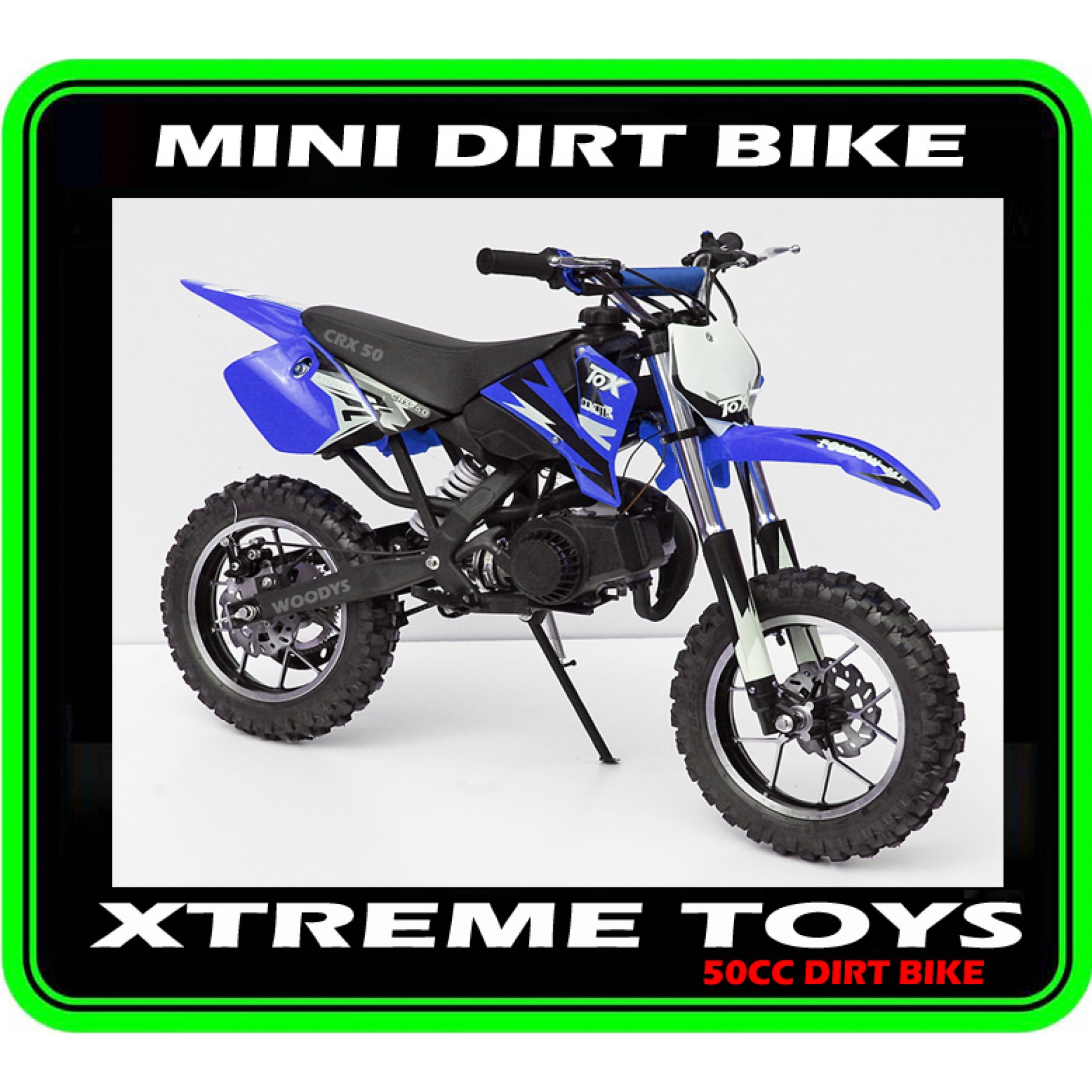 MINI DIRT BIKE CRX / MOTOR BIKE BLUE PLASTICS KIT  