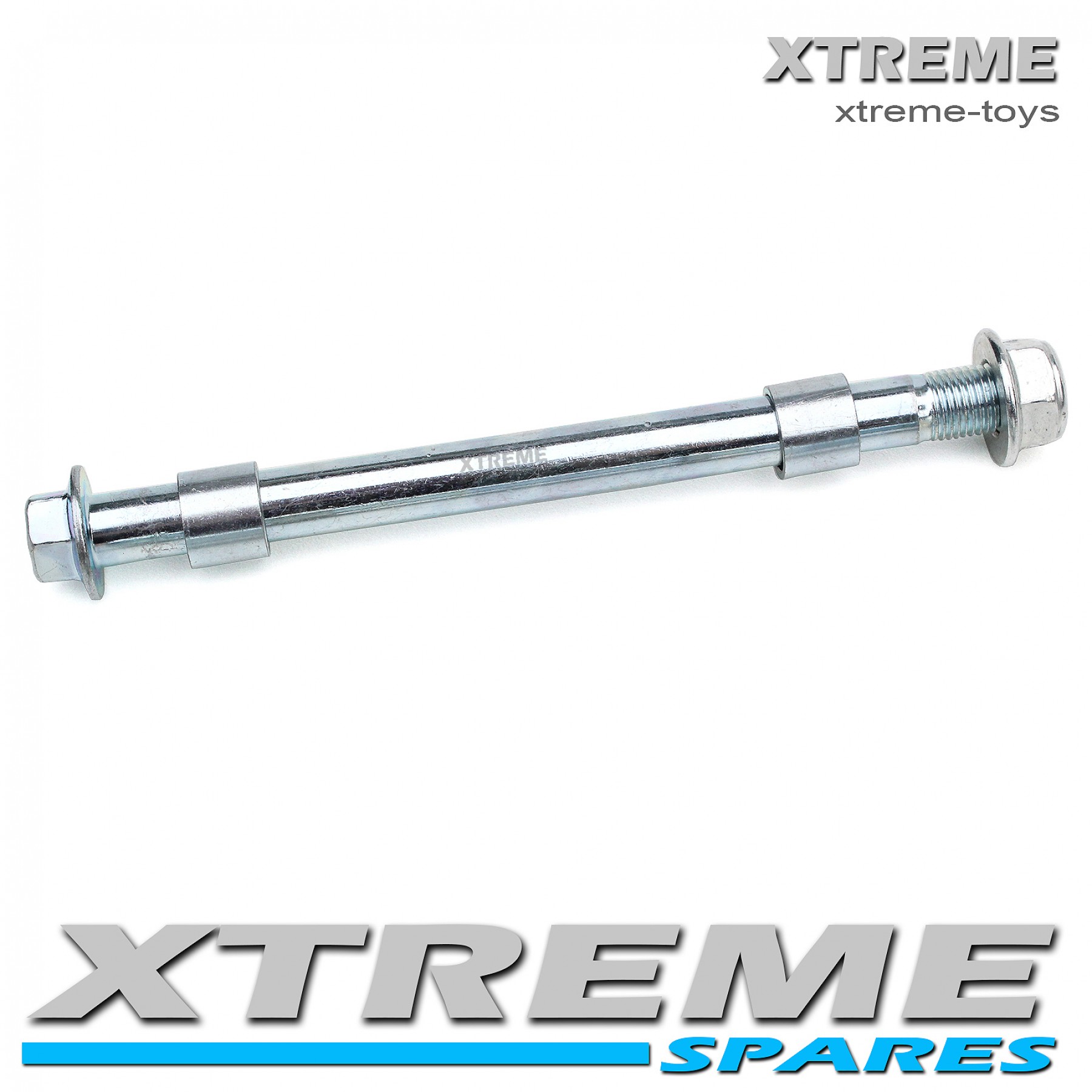 MINI DIRT BIKE 170MM FRONT AXLE SPINDLE WITH SPACERS / XTM Pro-Rider