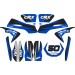 MINI DIRT BIKE XTM CRX 50 STICKER KIT / DECALS / TRANSFERS IN BLUE