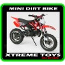 MINI DIRT BIKE CRX / MOTOR BIKE RED PLASTICS KIT 