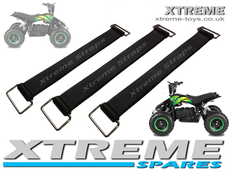 ELECTRIC QUAD/ BIKE/ SCOOTER RUBBER BATTERY STRAPS 