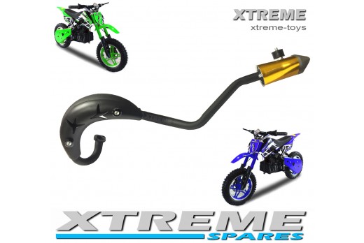 MINI MOTO/ DIRT BIKE/ PIT BIKE COMPLETE EXHAUST PIPE SET WITH EXHAUST COVER 49-50cc