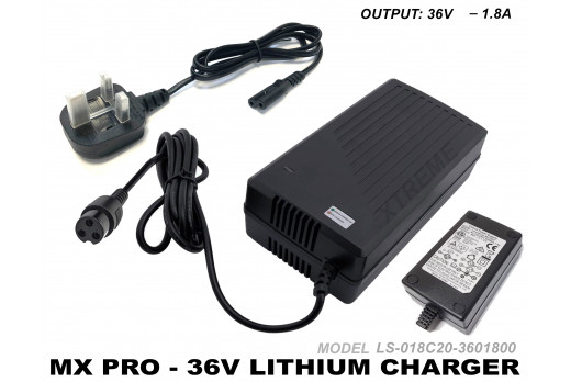 XTREME ELECTRIC XTM MX-PRO 36V 1100W LITHIUM BATTERY CHARGER