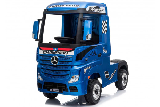 Xtreme 24V 4WD Licensed Mercedes Benz Ride on Electric Lorry Truck Painted Metallic Blue